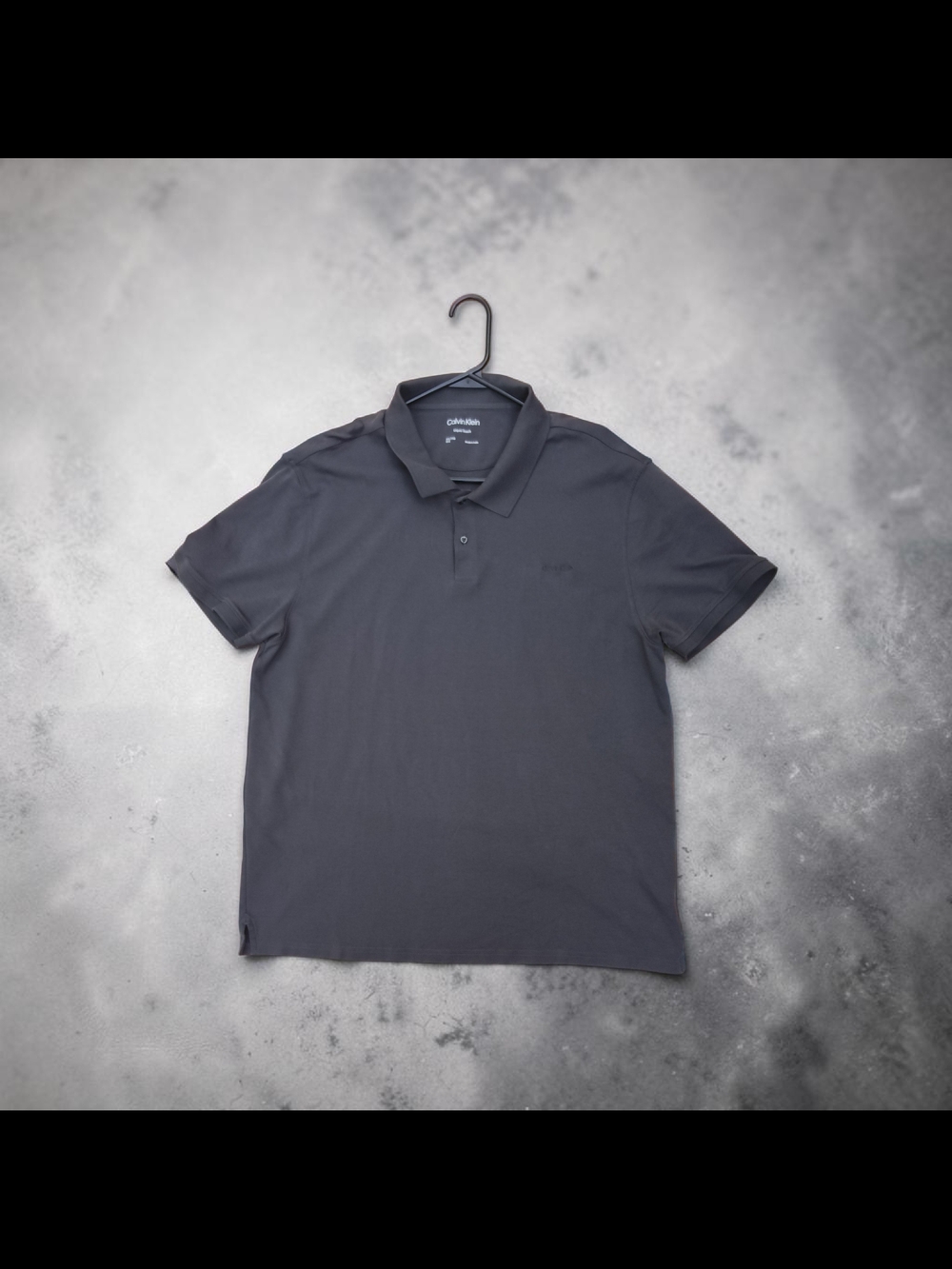 Calvin Klein Men’s Charcoal Polo Shirt